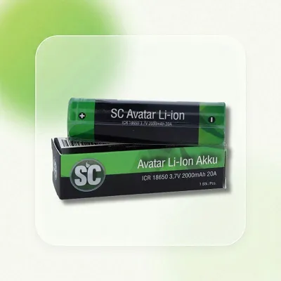 SC 18650er Akku 2000 mAh . 3,7V