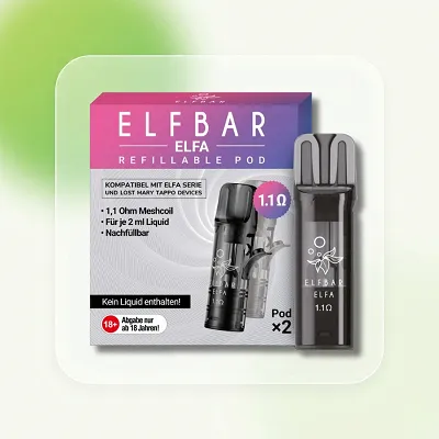 Elfbar Elfa Leer-Pod (2 Stück pro Packung)