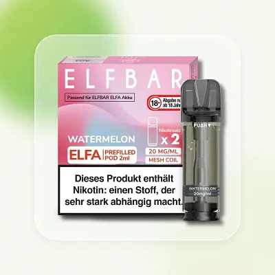 Elfbar Elfa Pod - Watermelon (2 Stück pro Packung)