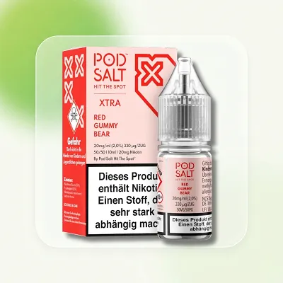 Pod Salt X - Red Gummy Bear (20mg)
